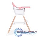 Fotelik krzesełko do karmienia dzieci 2w1 różowy ECOTOYS ECOTOYS