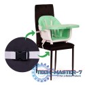 Fotelik krzesełko do karmienia dzieci 2w1 zielony ECOTOYS ECOTOYS