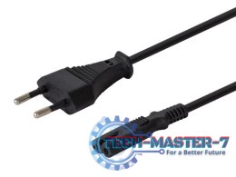 Kabel zasilający SAVIO Wtyczka typ C - IEC C7 1.2m. CL-97Z