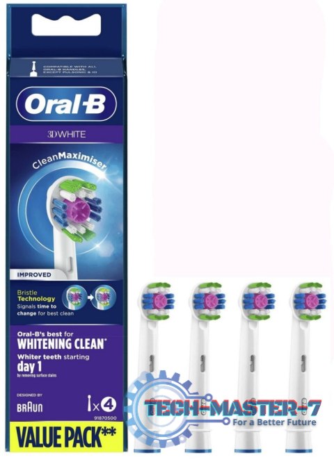 Końcówki do szczoteczki ORAL-B EB4 3DW Końcówki do szczoteczki ORAL-B EB4 3DW
