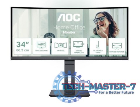 Monitor AOC CU34P3CV (34" /VA /100Hz /3440 x 1440 /Czarny)