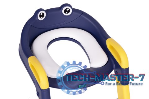 Nakładka na toaletę dla dzieci ze schodkami i drabinką niebieska ECOTOYS ECOTOYS Nakładka na toaletę dla dzieci ze schodkami i drabinką niebieska ECOTOYS ECOTOYS