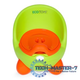 Nocnik toaleta sedes dla dzieci wyjmowany wkład antypoślizgowe nóżki zielony ECOTOYS ECOTOYS
