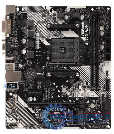 Płyta główna ASROCK B450M-HDV R4.0 Socket AM4 microATX
