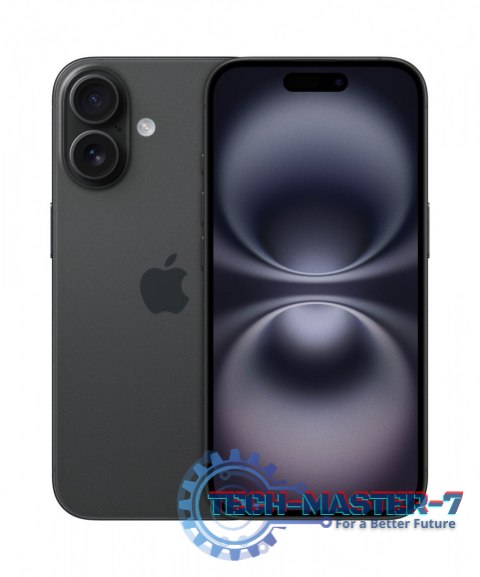 Smartphone APPLE iPhone 16 128 GB Czarny MYE73HX/A