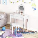 Toaletka dziecięca duża z lustrem dla dziewczynki ECOTOYS ECOTOYS