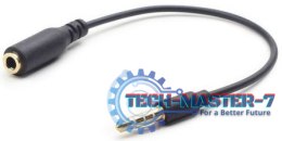 Adapter GEMBIRD Mini Jack M - Mini Jack F (Zamienione piny) 17.5 cm Jack 3.5 mm (wtyk) - Jack 3.5 mm (gniazdo) CCA-419