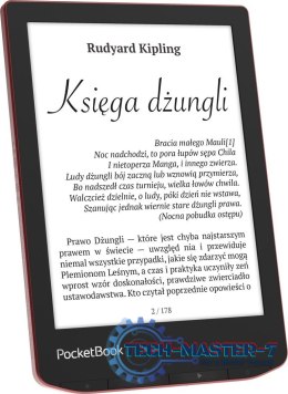 Czytnik e-Book POCKETBOOK PB634-3-WW (Czerwono-czarny)