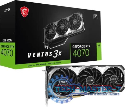 GeForce RTX 4070 Ventus 3X E1 OC 12GB GDDR6