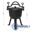 Kociołek żeliwny stojący 5L garnek myśliwski ognisko grill MultiGarden MULTI GARDEN