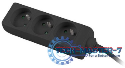 Listwa zasilająca LANBERG PS0-03E-0150-BK