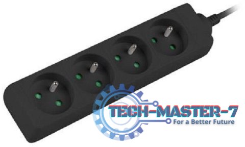 Listwa zasilająca LANBERG PS0-04E-0150-BK