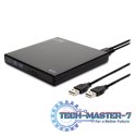 Napęd optyczny DVD Zewnętrzny USB 2.0 Czarny