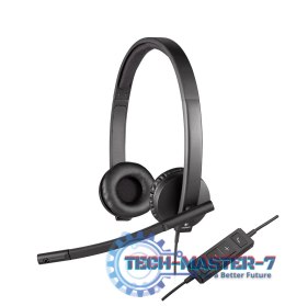 Słuchawki z mikrofonem LOGITECH H570e Czarny