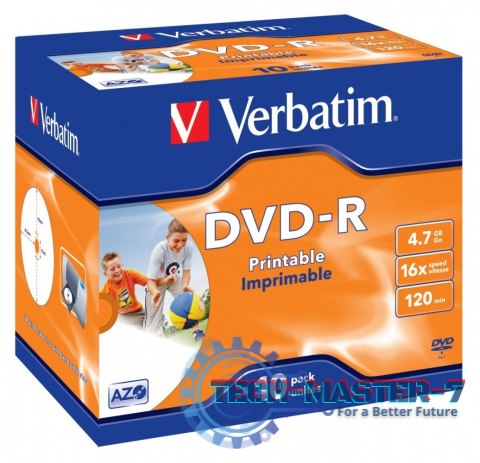 DVD-R 16x 4.7GB 10P JC PRINTABLE 43521 DVD-R 16x 4.7GB 10P JC PRINTABLE 43521