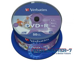DVD+R 16x 4.7GB 50P CB Printable NO ID 43512