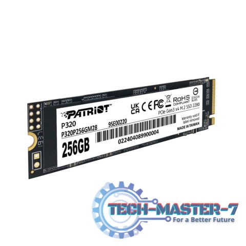 Dysk SSD M.2 PATRIOT Viper P320 NVMe 256GB Viper (M.2 2280″ /256 GB /PCIe Gen3 x4 /2200MB/s /1200MB/s) Dysk SSD M.2 PATRIOT Viper P320 NVMe 256GB Viper (M.2 2280″ /256 GB /PCIe Gen3 x4 /2200MB/s /1200MB/s)