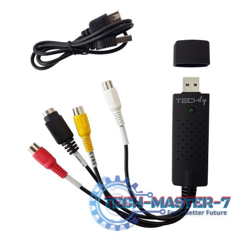 Grabber TECHLY I-USB-VIDEO-700TY USB - 1x S-Video + 3x RCA Grabber TECHLY I-USB-VIDEO-700TY USB - 1x S-Video + 3x RCA