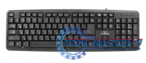 Klawiatura standardowa TKR101 USB Rosyjska czcionka