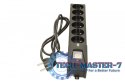 Listwa przeciwprzepięciowa LX 610, 1L, 1.5m, czarna