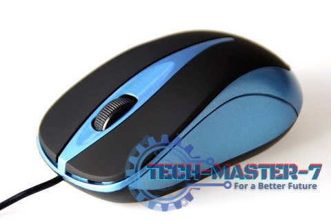 Mysz optyczna 800dpi czarno-niebieska MT1091B Mysz optyczna 800dpi czarno-niebieska MT1091B