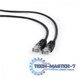 Patch cord kat.5e osłonka zalewana 0.5M czarny