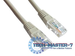 Patch cord kat.5e osłonka zalewana 0.5M szary