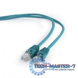 Patch cord kat.5e osłonka zalewana 1M zielony