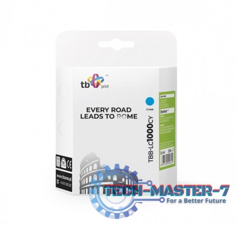 Tusz do Brother LC1000CY TBB-LC1000CY CY 100% nowy