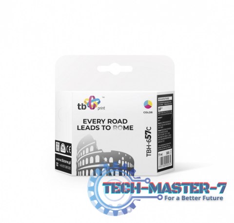 Tusz do HP Nr 57 - C6657A TBH-657C Kolor ref. Tusz do HP Nr 57 - C6657A TBH-657C Kolor ref.