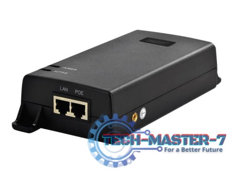 Zasilacz/Adapter PoE+ 802.3at, max. 48V 60W Gigabit 10/100/1000Mbps, aktywny