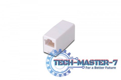 Adapter 2 x gniazdo RJ45 Ż/Ż kat.5e