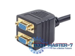 Adapter GEMBIRD VGA(M) - 2 x VGA(F) VGA (wtyk)- 2x VGA (gniazdo) CC-VGAX2-20CM