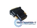 Adapter HDMI(F)->DVI(M) pozłacane końcówki