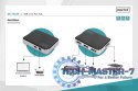 HUB/Koncentrator 4-portowy USB 2.0 HighSpeed, aktywny, czarno-srebrny