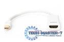 Kabel adapter Displayport 1080p 60Hz FHD Typ miniDP/HDMI A M/Ż biały 0,15m