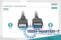 Kabel przedłużający USB 3.1 Gen.1 SuperSpeed 5Gbps Typ USB A/USB A M/Ż czarny 1,8m
