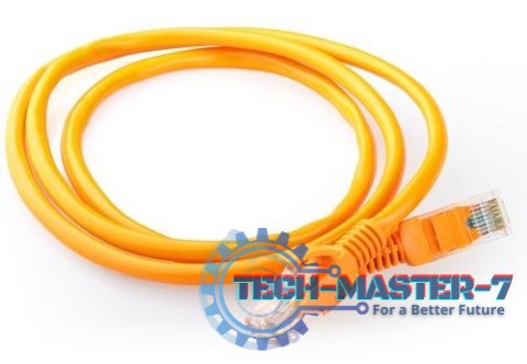 Patch cord kategoria 5e osłonka zalewana 0.5m pomarańczowy