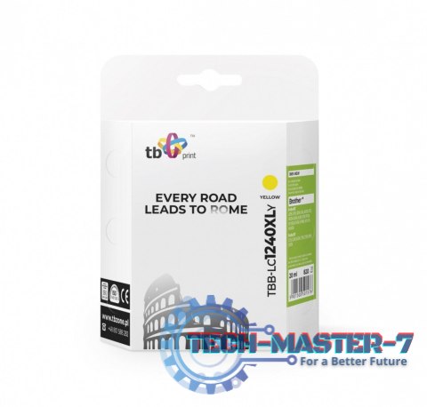 Tusz do Brother LC1240XL TBB-LC1240XLY YE