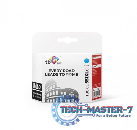 Tusz do Canon PIXMA MX 925 TBC-CLI551XLCY CY