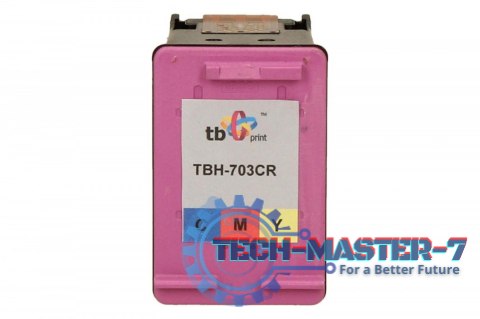 Tusz do HP DJ D730/F735 (HP nr 703 CD888AE) TBH-703CR Kolor ref. Tusz do HP DJ D730/F735 (HP nr 703 CD888AE) TBH-703CR Kolor ref.