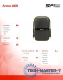 ARMOR A60 1TB USB 3.0 BLACK-GREEN/PANCERNY wstrząso/pyło i wodoodporny