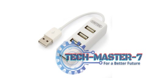 Hub 4x USB 2.0, Y-2146, 1x Lad.tel. biały Hub 4x USB 2.0, Y-2146, 1x Lad.tel. biały