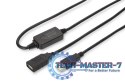 Kabel przedłużający USB 2.0 HighSpeed Typ USB A/USB A M/Ż aktywny, czarny 15m