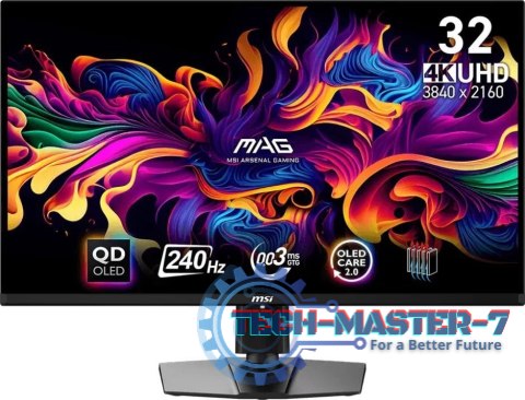 Monitor MSI MAG 321UPX QD-OLED (31.5" /OLED /240Hz /3840 x 2160 /Czarny) Monitor MSI MAG 321UPX QD-OLED (31.5" /OLED /240Hz /3840 x 2160 /Czarny)