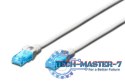 Patch cord U/UTP kat.5e PVC 1m Biały