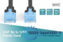 Patch cord U/UTP kat.5e PVC 2m czarny