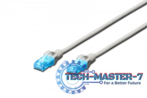 Patch cord U/UTP kat.5e PVC 30m szary