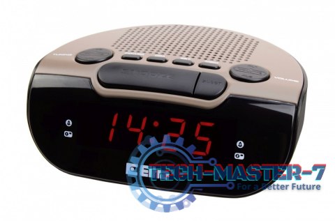 Radiobudzik ZEBU 06PLL Czarny/Khaki