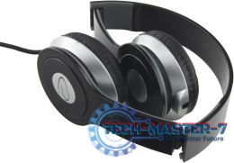 SŁUCHAWKI AUDIO STEREO TECHNO EH145K CZARNE